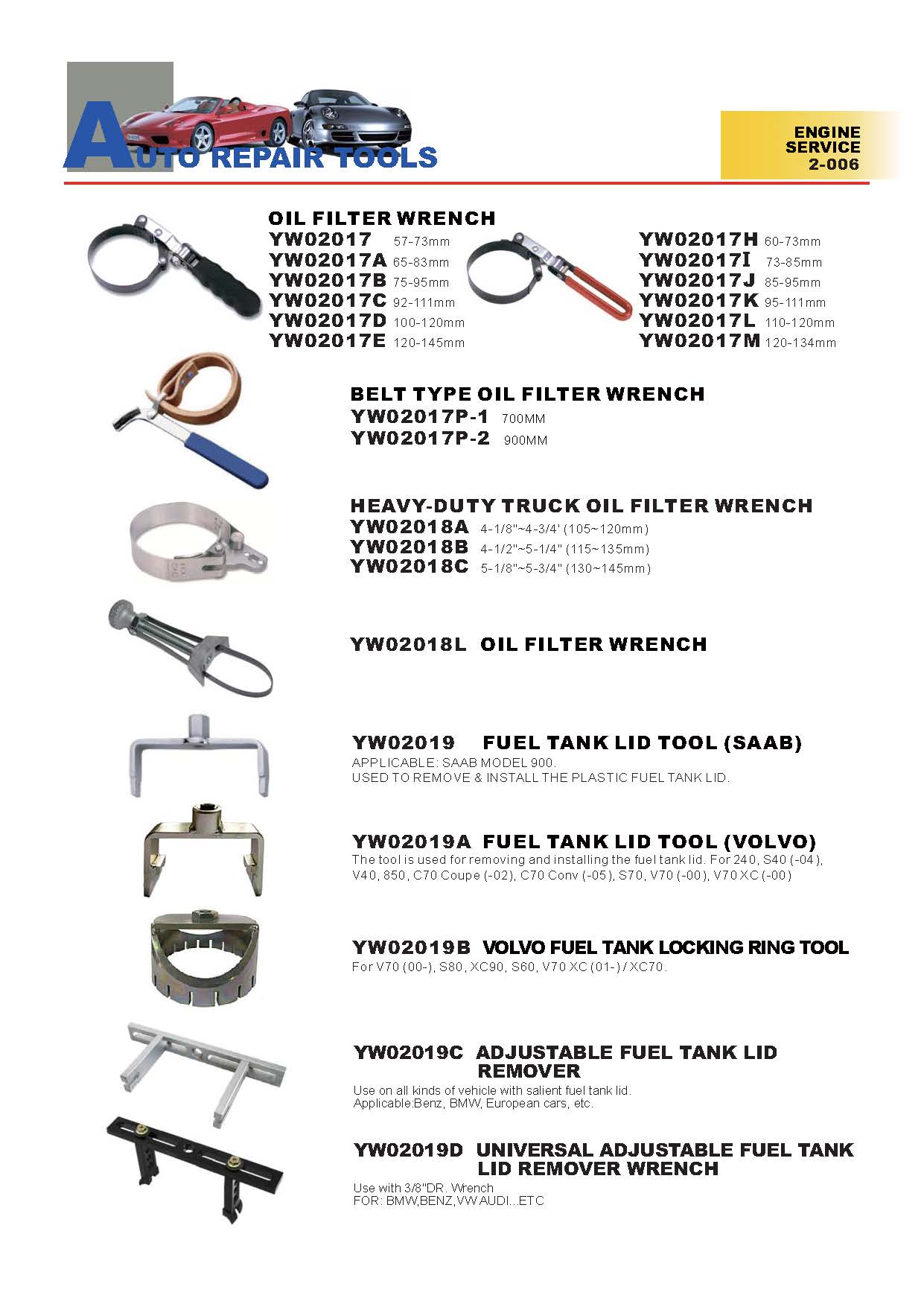 Years Way Auto Repair Tools - Engine Service Tools