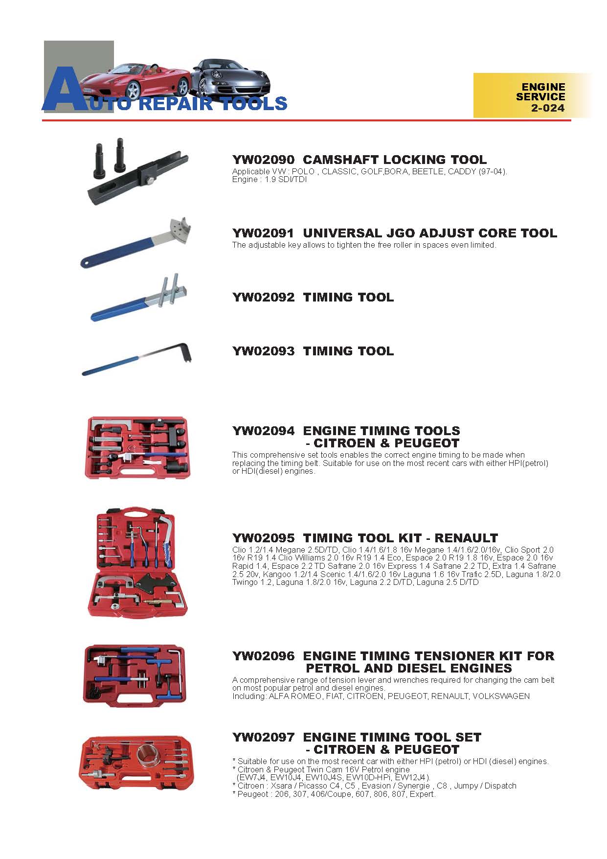 Years Way Auto Repair Tools - Engine Service Tools