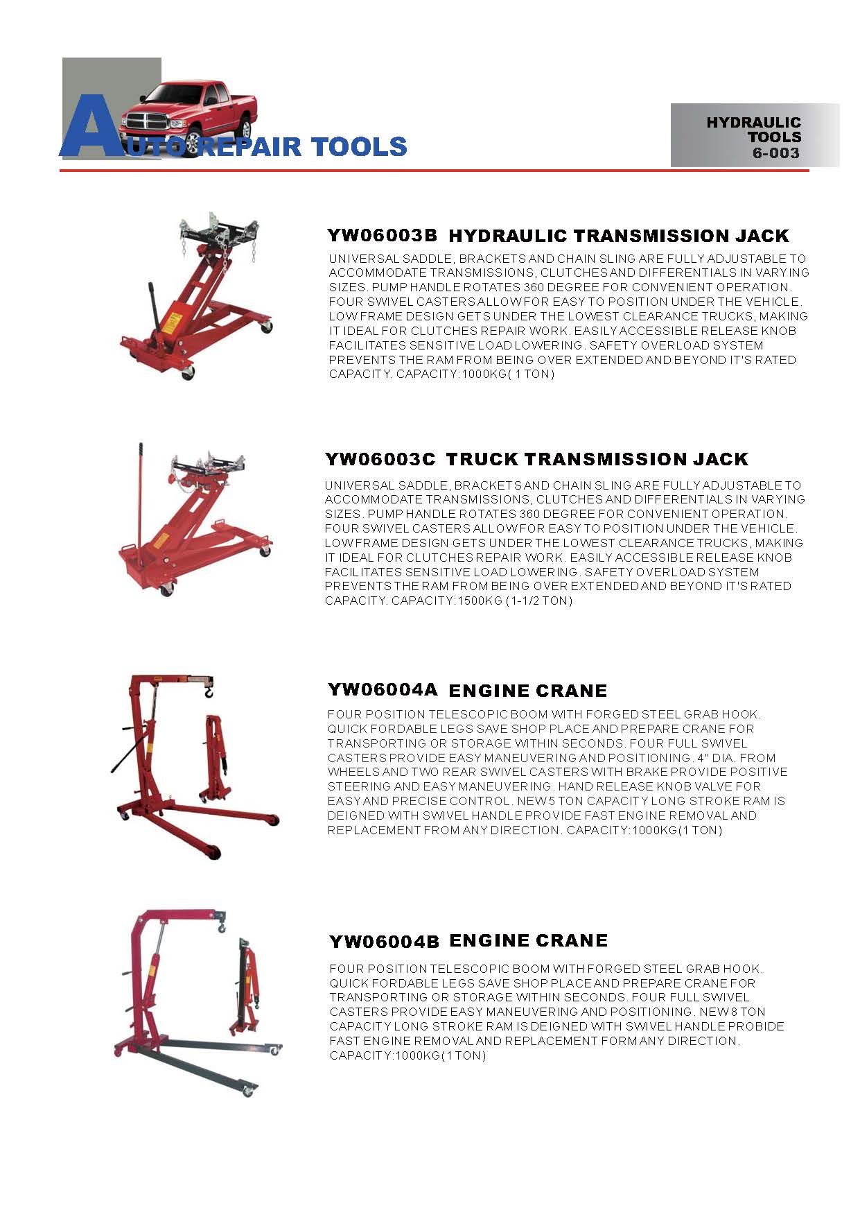 Years Way Auto Repair Tools - Hydraulic Tools