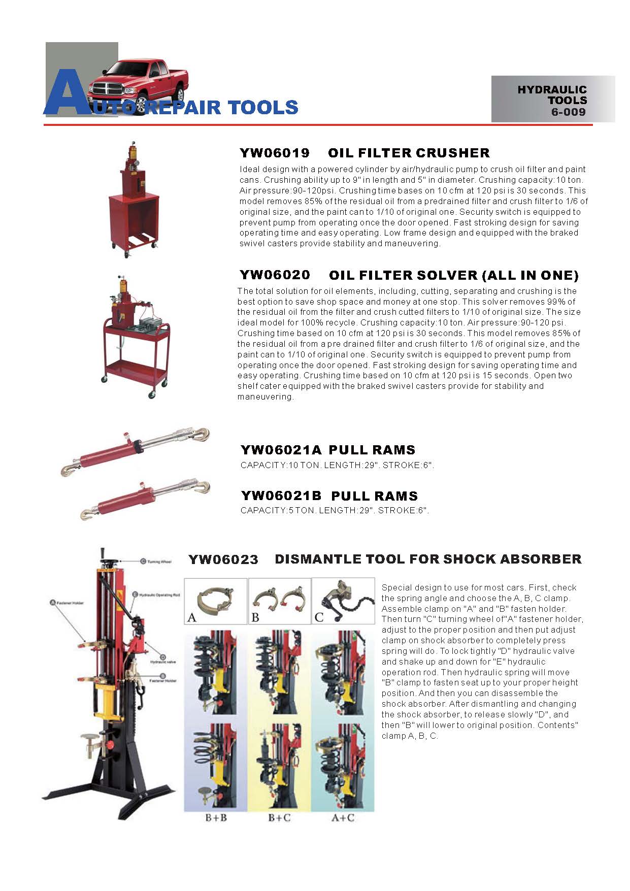 Years Way Auto Repair Tools - Hydraulic Tools