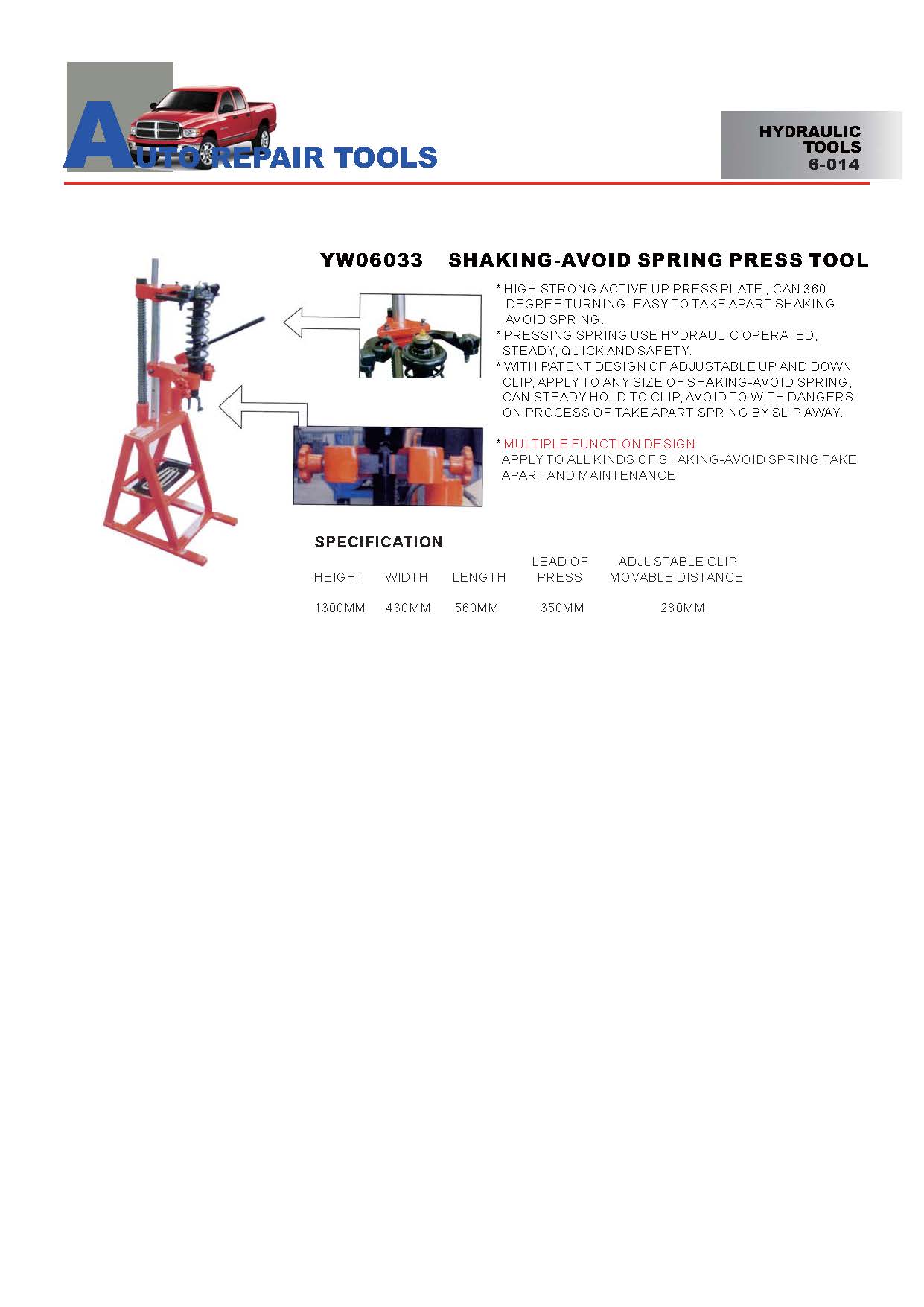 Years Way Auto Repair Tools - Hydraulic Tools