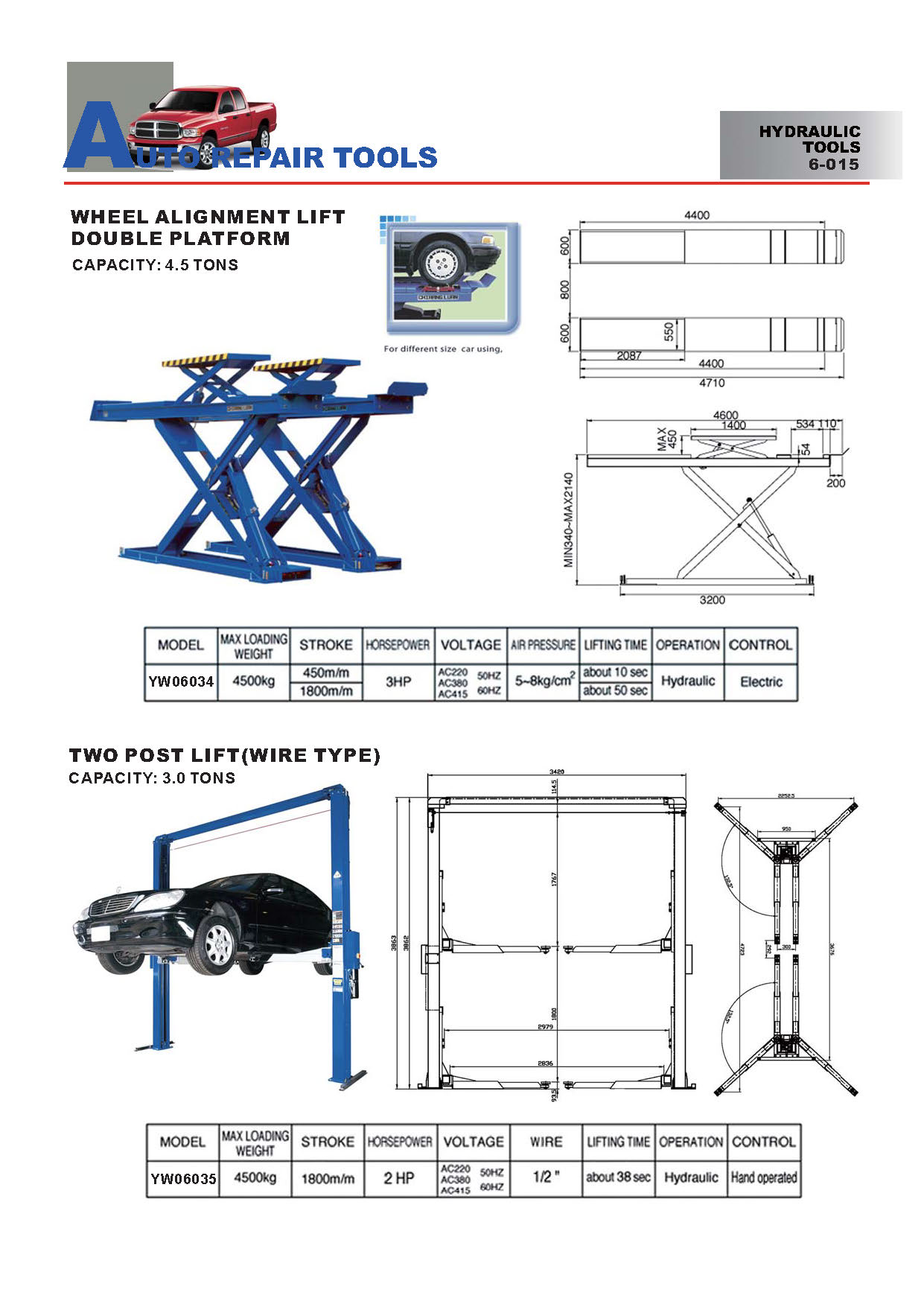 Years Way Auto Repair Tools - Hydraulic Tools